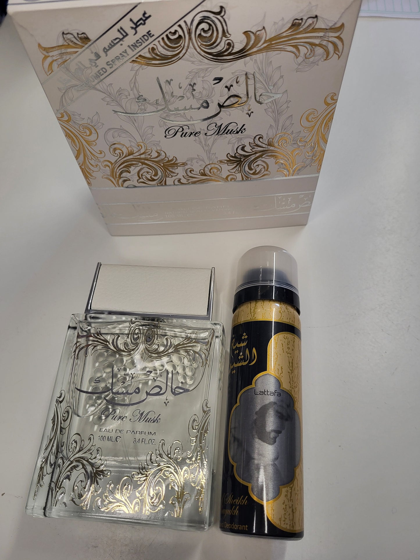 Eau de parfum et son déodorant