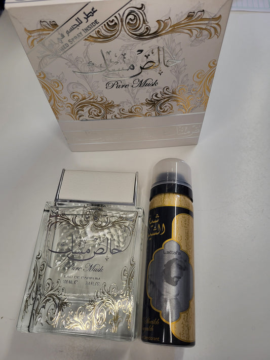 Eau de parfum et son déodorant