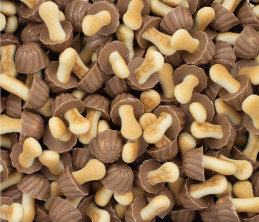 Champignon chocolat lait caramel ( 10pieces)